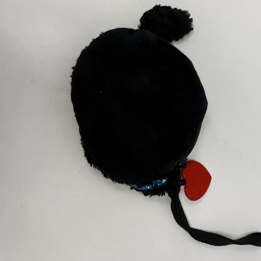 TRACEY THE DOG Ty Gear Beanie Baby Gear Wristlet Coin Purse 2013 Blue Bow
